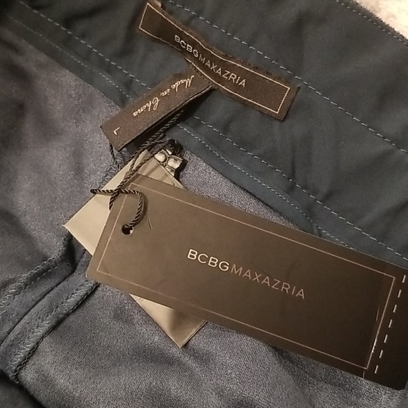 💕BCBGMAXAZRIA💕 Symon Faux Suede Shorts ~ Teal - Picture 11 of 14